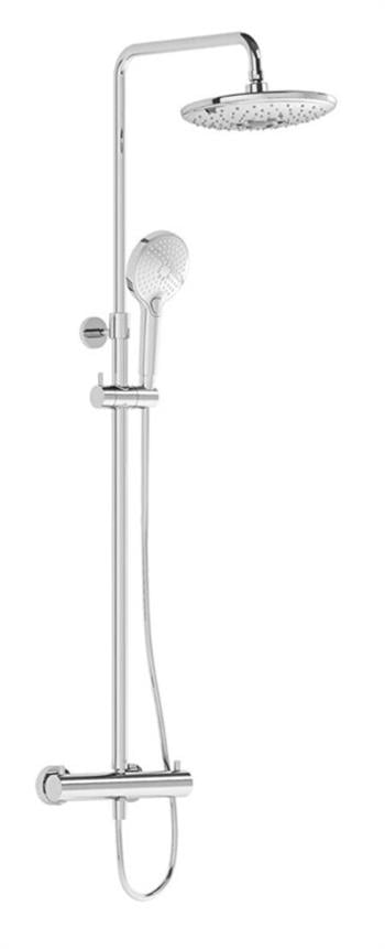 Vitra Duş Kolonu ve Termostatik Duş Bataryası Sistemi, AquaHeat Bliss 240 2F, A47205EXP