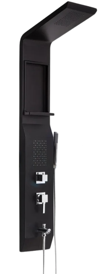 Vitra Duş Sistemi, Take Masajlı, Siyah, A45809