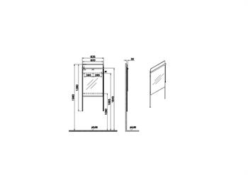 Vitra Equal Aydınlatmalı Ayna, 60 cm, 64104 