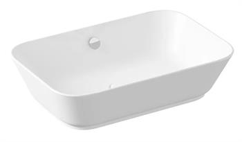 Vitra Geo Dikdörtgen Çanak Lavabo, 60 cm, Mat Beyaz, 7425B001-0012