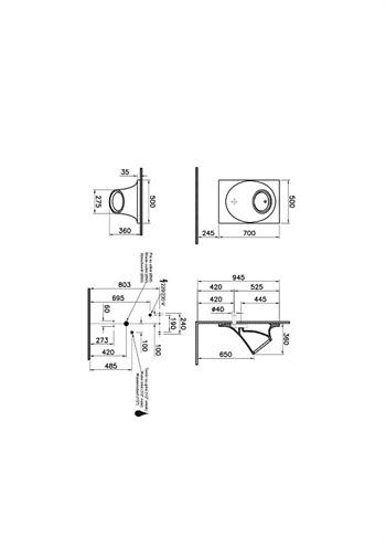 Vitra İstanbul Kanalsız (Rim-ex) Pisuvar Elektrikli (Arkadan Girişli) Siyah  4517B070-5301 