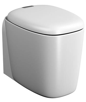 VitrA Klozet, Yerden Tek, Plural Rim-Ex, Duvara Tam Dayalı Klozet, 55 cm, Mat Beyaz, 7815B401-0090