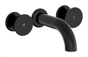 Vitra Lavabo Bataryası, Liquid, Ankastre, Kısa (Sıva Üstü Grubu) Parlak Siyah, A4269039