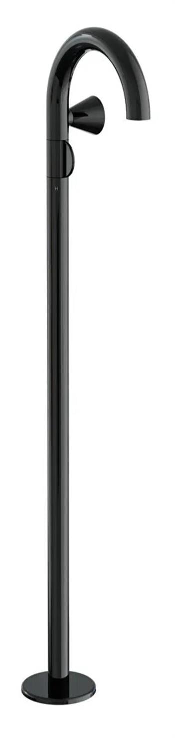 Vitra  Lavabo Bataryası, Liquid, Yerden, Sağ El, Parlak Siyah, A4277539