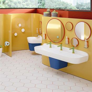 Vitra Lavabo Bataryası, Origi Çocuklar İçin, Yeşil-Sarı, A4266646