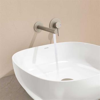 Vitra Lavabo Bataryası, Origin, Ankastre, Fırçalı Nikel (Sıva Üstü Grubu) A4258134