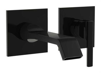 Vitra Lavabo Bataryası, Suit, İki Delikli, Ankastre (Sıva Üstü Grubu) Parlak Siyah, A4278239