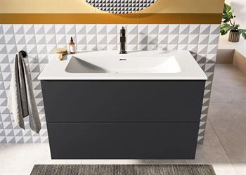 Vitra Lavabo Bataryası, Suit, Parlak Siyah, A4281639