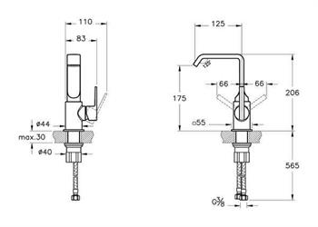 Vitra Lavabo Bataryası, Suit, Parlak Siyah, A4261639