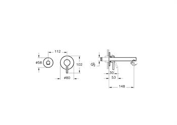 Vitra Lavabo Bataryası, Suit Yüksek, Soft Bakır, A4258129