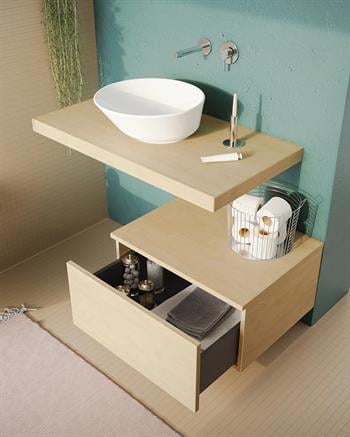 Vitra Lavabo, Geo, Yuvarlak, Çanak, 38 cm, 7421B003-0016  (sadece istanbul teslimat için uygundur )