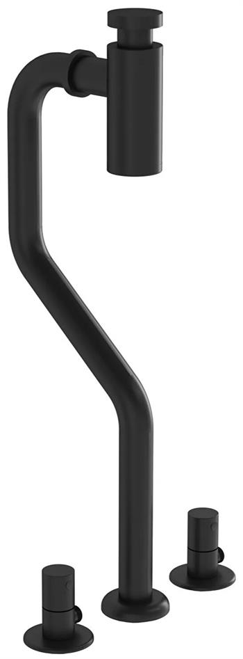 Vitra Lavabo Sifonu, Origin Monoblok, Mat Siyah, A4515736WTC