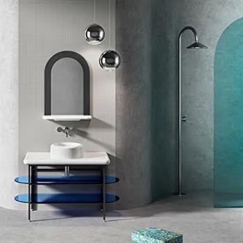 Vitra Liquid Seramik Tezgah, 100 cm, Beyaz (Lavabo Delikli-Armatür Deliksiz), 7310B403-1828  (sadece istanbul teslimat için uygundur )