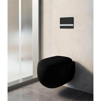 Vitra Memoria Klozet Kapağı, Mat Siyah, Yavaş Kapanır, 106-083-009