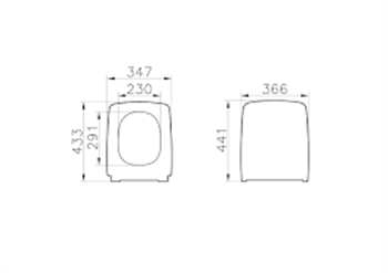 Vitra Metropole Slim Klozet Kapağı, Yavaş Kapanır, Kolay Sökülebilir, 132-003R009 