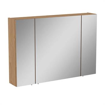 Vitra Mia Asimetrik Dolaplı Ayna, 100 cm, Altın Meşe 67753