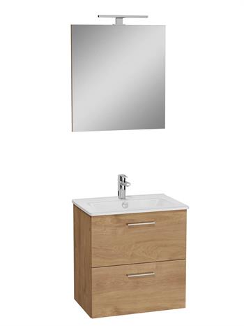 Vitra Mia Banyo Dolabı Seti 60Cm,Çekmeceli Altın Meşe 67092