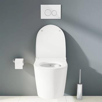 Vitra Nest QuantumFlush Slim Klozet Kapağı, Yavaş Kapanır, 220-003R009