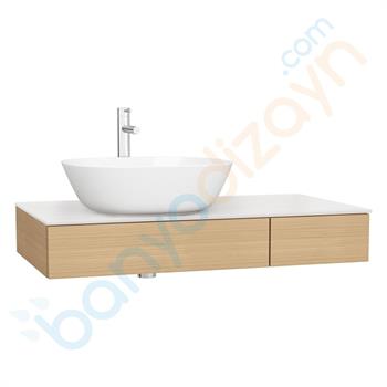 Vitra Origin Çekmeceli Tezgah, 90 cm, Açık Meşe, 65675 