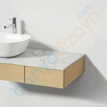 Vitra Origin Çekmeceli Tezgah, 90 cm, Açık Meşe, 65675 
