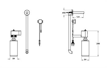 Vitra Origin Sıvı Sabunluk Duvardan Ankastre Fotoselli (Elektrikli), Mat Siyah A4470036WTC