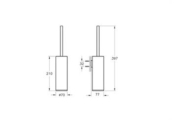 Vitra Origin Tuvalet Fırçalığı Duvardan A4489429