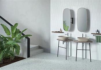 Vitra Plural Kare Alçak Çanak Lavabo, 45 cm, Mat Kil Beji, 7810B474-0016 