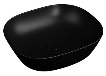 Vitra Plural Kare Tezgah Altı Lavabo, 45 cm, Mat Siyah, 7810B483-1083