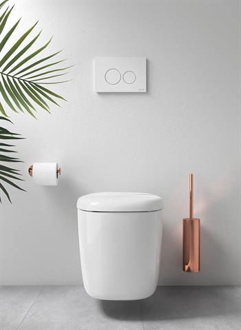 Vitra Plural Klozet Kapağı, Metal Menteşeli, Yavaş Kapanır, Kolay Sökülebilir, Beyaz, 126-003-009