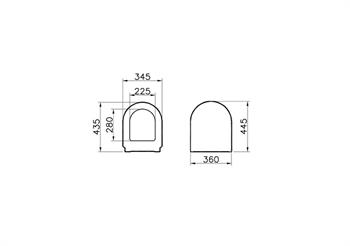 Vitra S50 Klozet Kapağı (Yavaş Kapanır), 72-003-309