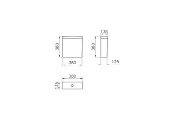 Vitra S50 Rezervuar 5428L003-0107