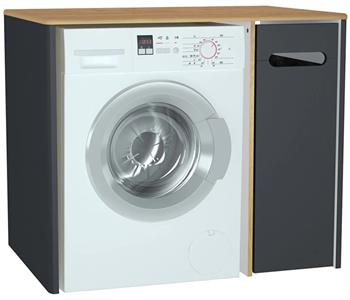 Vitra Sento Çamaşır Makinesi Paneli, Sağ, Mat Antrasit, 60871 
