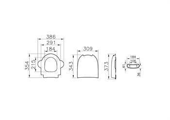 Vitra Sento Çocuklar İçin Klozet Kapağı, Yavaş Kapanır, Beyaz, 133-003-009