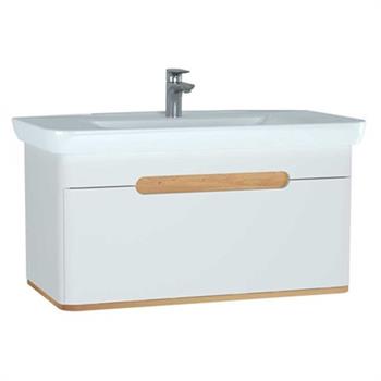 Vitra Sento Tek Çekmeceli Lavabo Dolabı, Ayaksız, 100 Cm, Mat Beyaz 60814