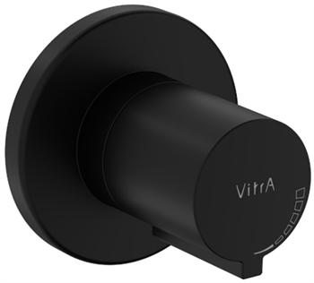 Vitra Stop Valf, Ankastre, Sıva Üstü, Mat Siyah, A4146136