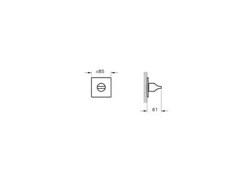 Vitra Suit 3 Yollu Yönlendirici, Soft Bakır (Sıva Üstü Grubu) A4283929 