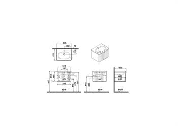 Vitra Tuvalet Fırçalığı, Base 800, Duvardan, Mat Siyah, A4408736