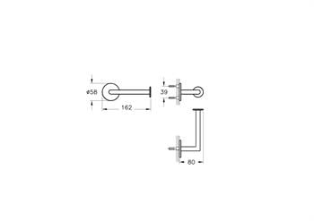 Vitra Tuvalet Kağıtlığı, Origin (Kapaksız) Soft Altın, A4488774