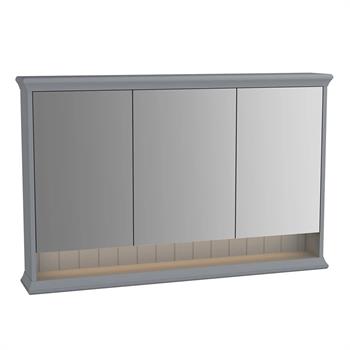 Vitra Valarte Led Aydınlatmalı Dolaplı Ayna, 120 cm, Mat Gri 62238