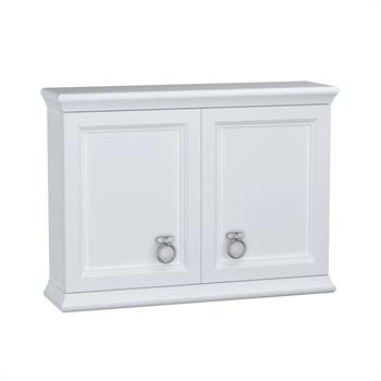 Vitra Valarte Üst Dolap Krom Kulplu, 75 cm, Mat Beyaz, 62255 