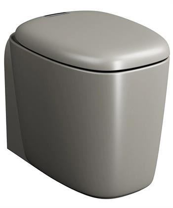 VitrA Yerden Tek klozet Plural Rim-Ex Duvara Tam Dayalı, 55 cm, Mat Bej, 7815B420-0090