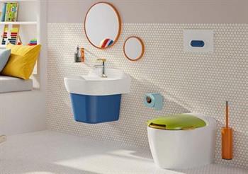 VitrA Yerden Tek Klozet Sento SmoothFlush Çocuklar İçin, 50 cm, 7361B003-0090