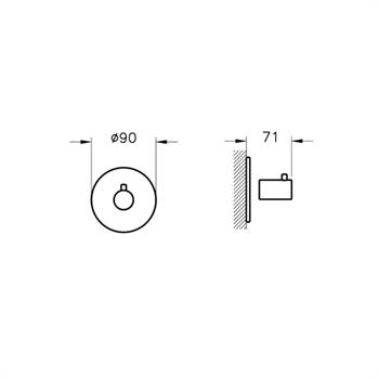 Vitra Yönlendirici, Origin, 3 Yollu (Sıva Üstü Grubu) Soft Bakır, A4285929
