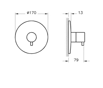 Vitra Yönlendirici, Origin, Ankastre, 3 Yollu, Sıva Üstü /V Box, A4227736