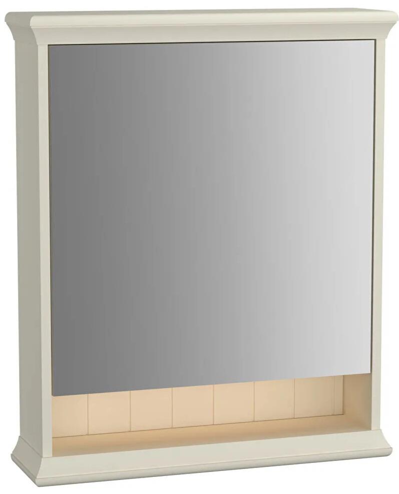  Vitra Valarte Led Aydınlatmalı Dolaplı Ayna, 65 cm, Mat Fildişi (Sol) 62227VitrA62227Ayna Ve Dolaplı Aynalar