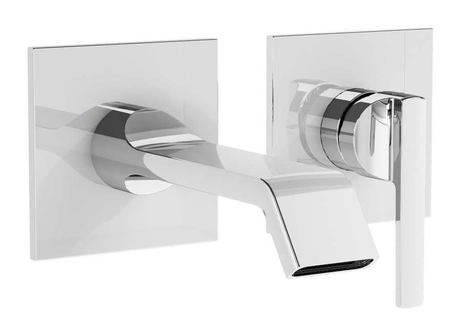 Vitra Lavabo Bataryası, Suit, İki Delikli, Ankastre, Krom (Sıva Üstü Grubu) A42782