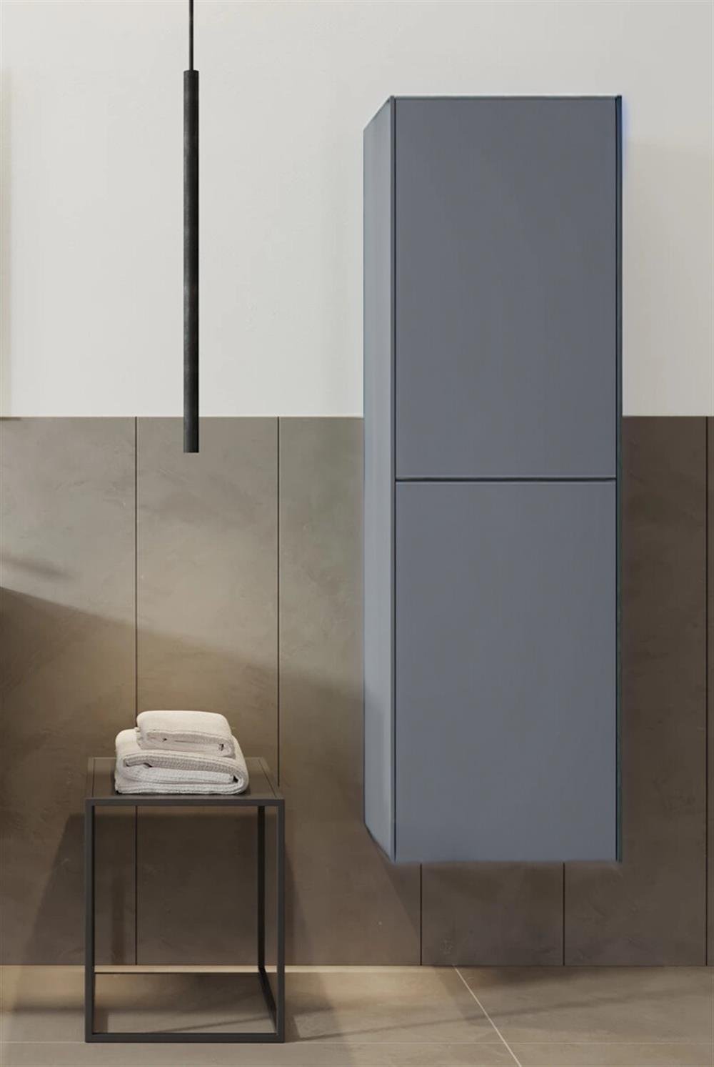 Orka Milano 40 cm Gri Banyo Boy Çamaşır Dolabı