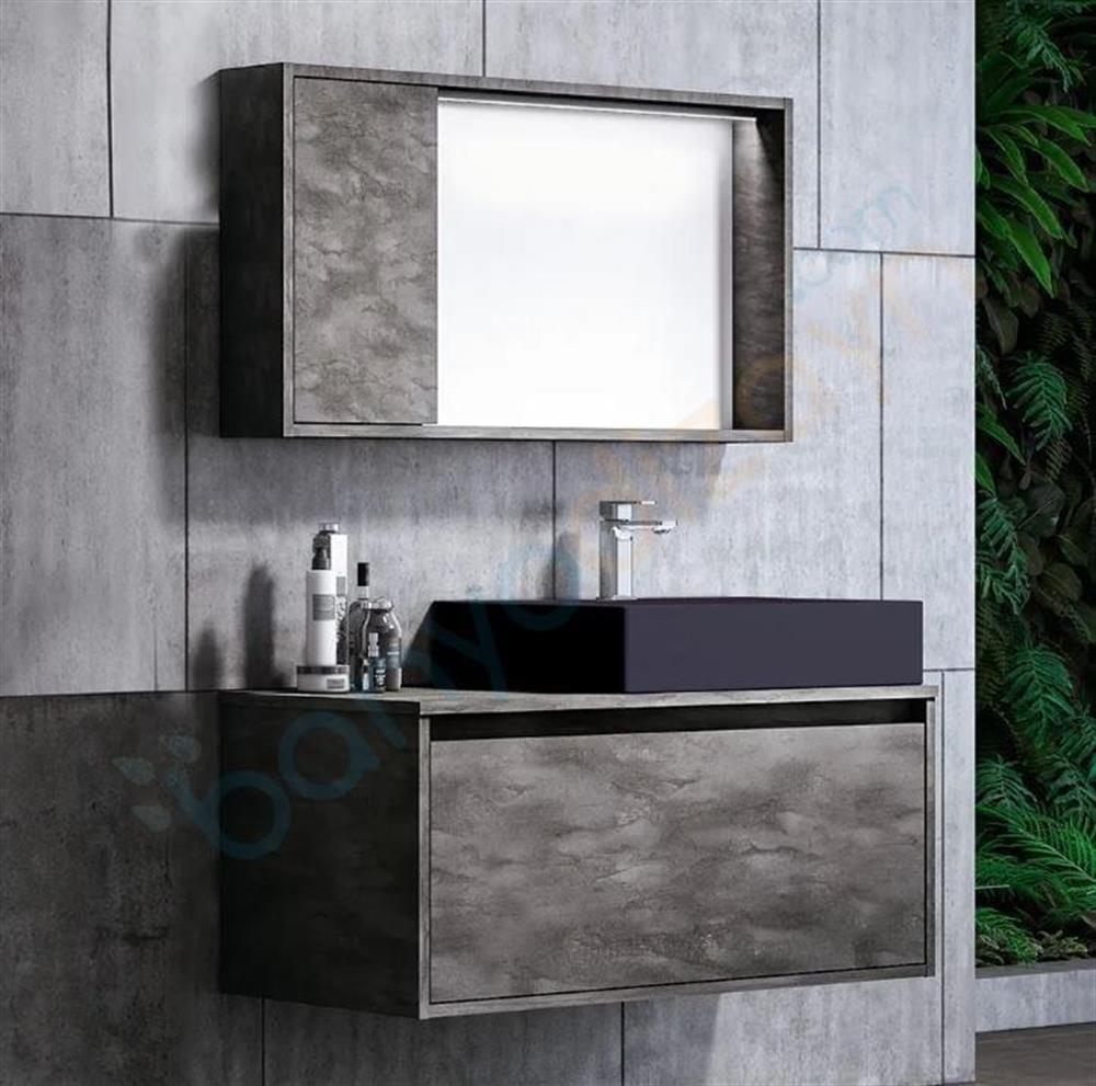 ORKA CANADA 90 TAKIM ANTRASİT LAVABO İRONY 5000126