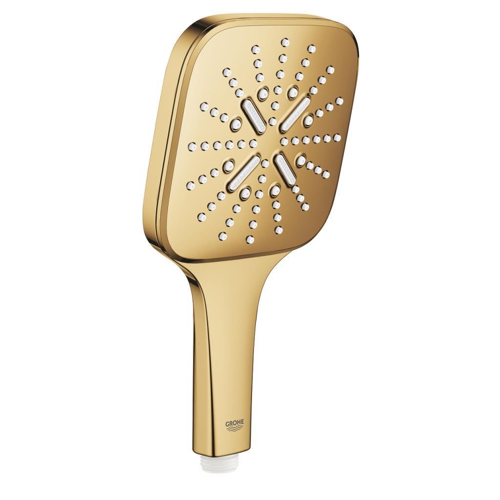 Grohe RainShower SmartActive 130 Cube El Duşu, 3 Akışlı, Altın, 26582GL0