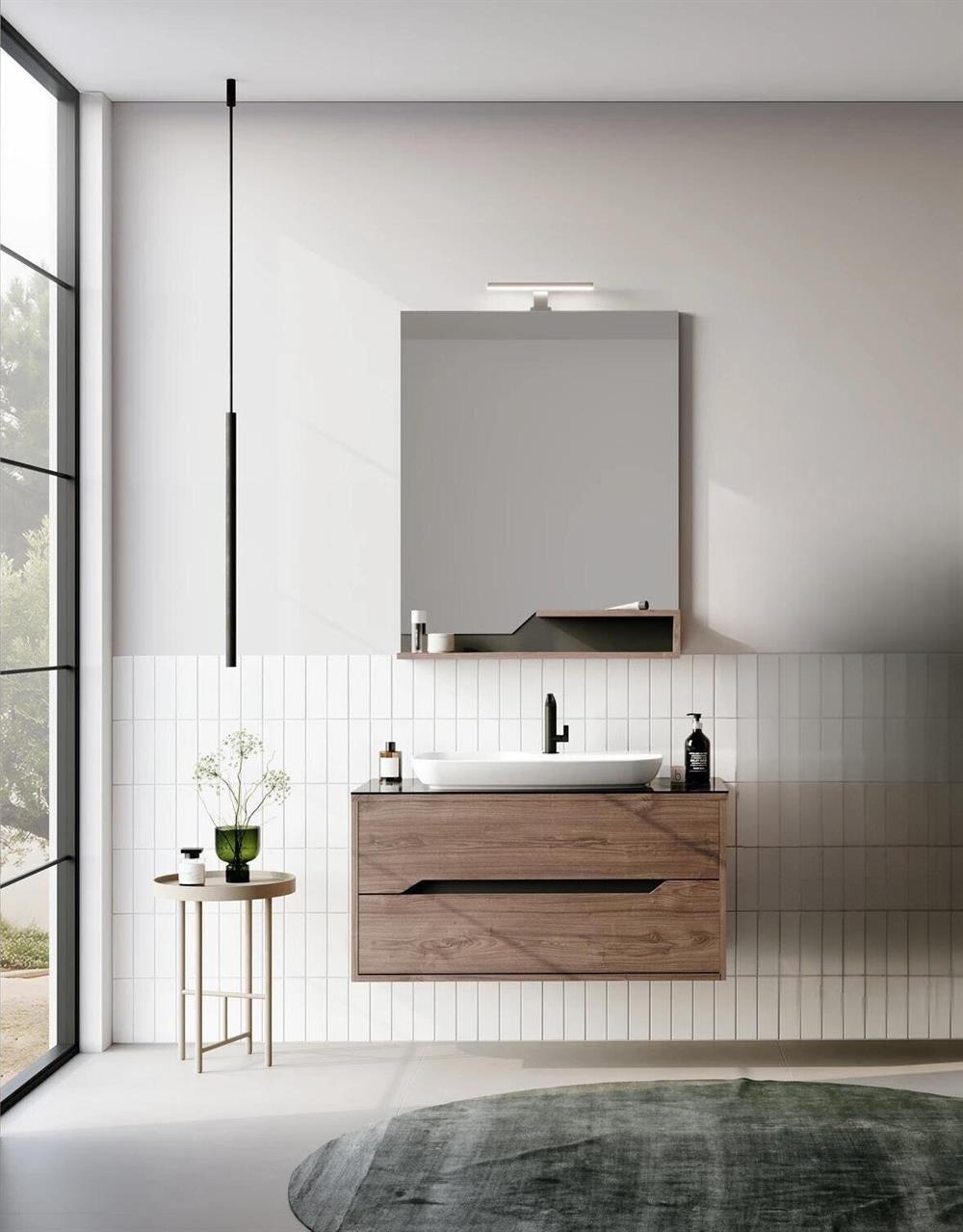 Orka Galia 100 cm Lidya Banyo Dolabı Takımı